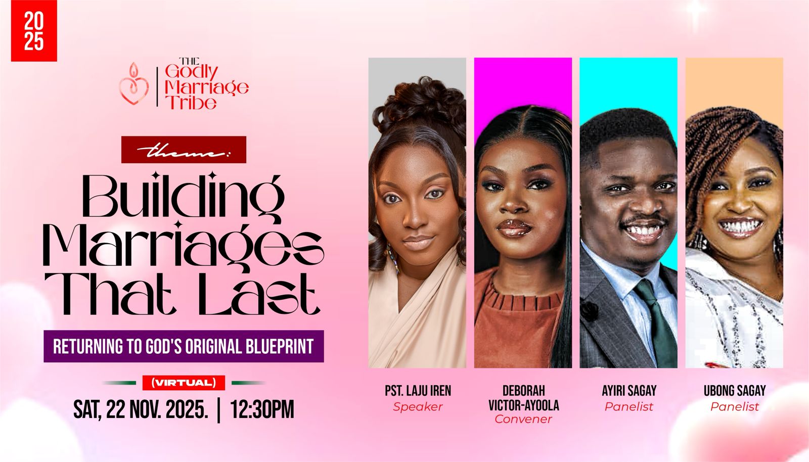 THE GODLY MARRIAGE TRIBE SET TO HOST ITS INAUGURAL CONFERENCE: “BUILDING MARRIAGES THAT LAST — RETURNING TO GOD’S ORIGINAL BLUEPRINT”