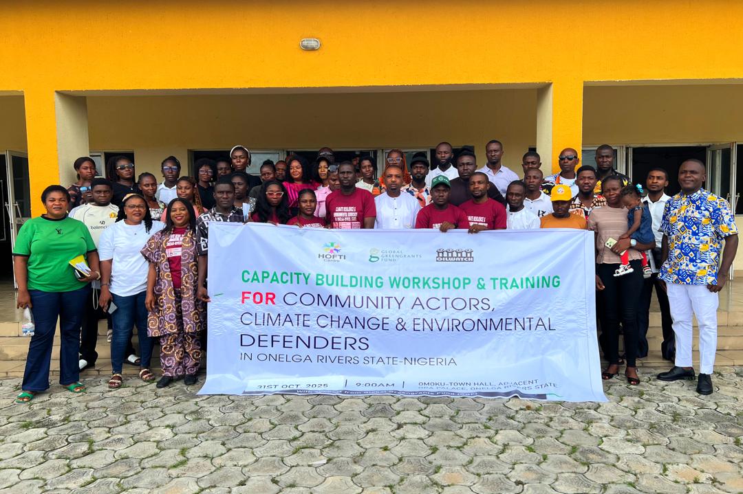 HOFTI Centre Hosts Capacity-Building Workshop for Community Actors and Environmental Defenders in ONELGA