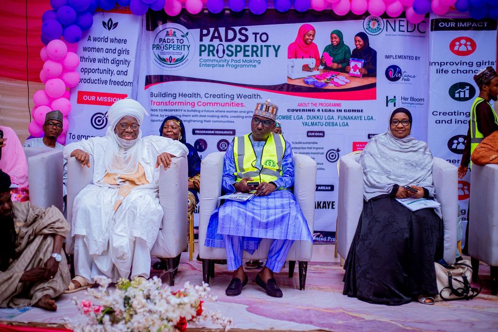 NEDC, Virtuous Reusable Pads Launch ‘Pads to Prosperity’ in Gombe, Empower Women Through Menstrual Health VIRTOUS PADS