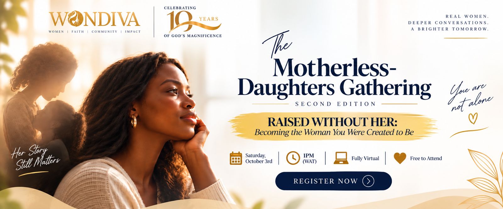 WONDIVA Announces Motherless-Daughters Gathering 2026 to Create Space for Grief, Healing and Becoming