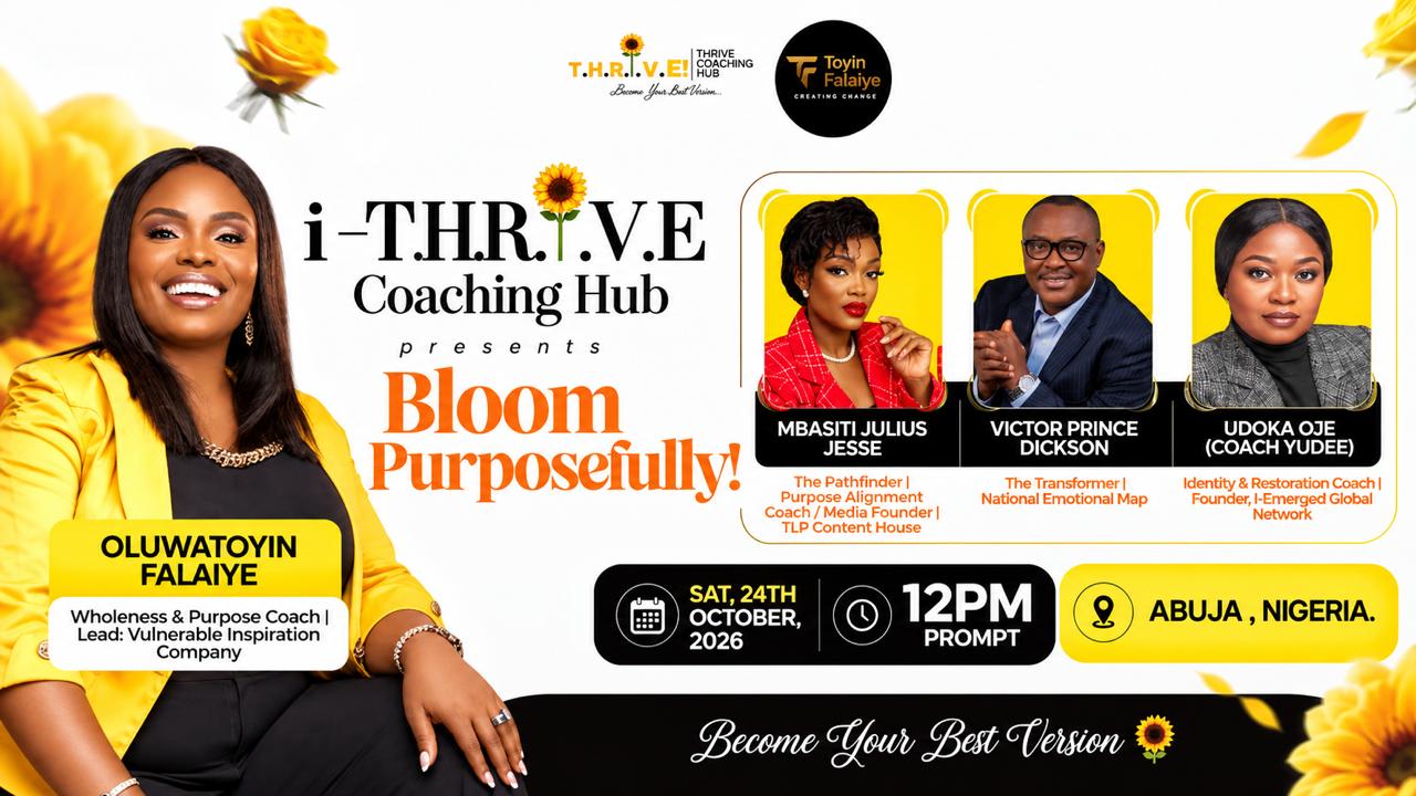 Bloom Purposefully flyer,